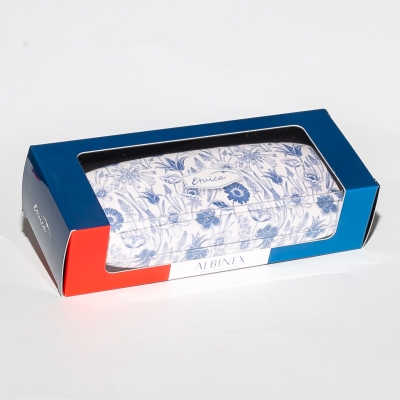 Калъф за очила, марка Royal Case & Etuica, модел Blue Whimsy