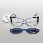 Дамски очила, диоптрични, с клип, марка POLAR, модел 508 COL.419
